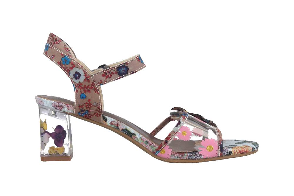 Laura Vita Sandaletten in Übergrößen Mehrfarbig LUCIAO 08 Gris große Damenschuhe Osterangebot