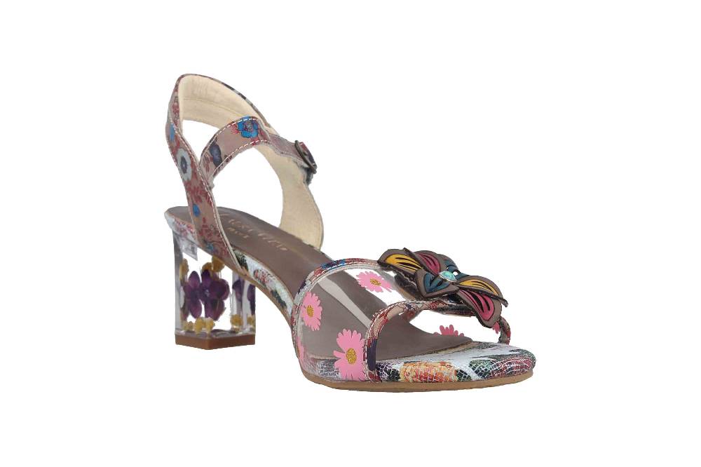 Laura Vita Sandaletten in Übergrößen Mehrfarbig LUCIAO 08 Gris große Damenschuhe Osterangebot