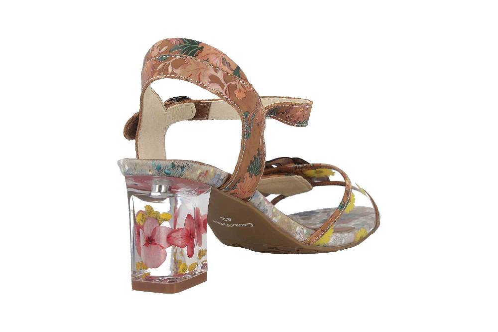 Laura Vita Sandaletten in Übergrößen Mehrfarbig LUCIAO 08 Beige große Damenschuhe Muttertagsangebot