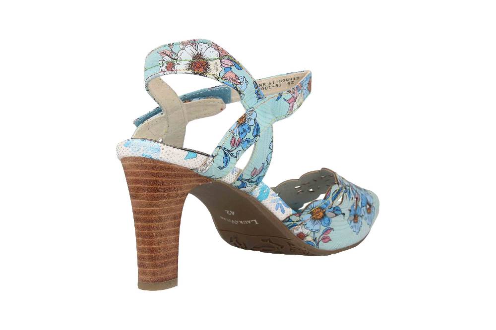 Laura Vita Sandaletten in Übergrößen Mehrfarbig ALBANE 51 Bleu große Damenschuhe Jubiläumsangebot