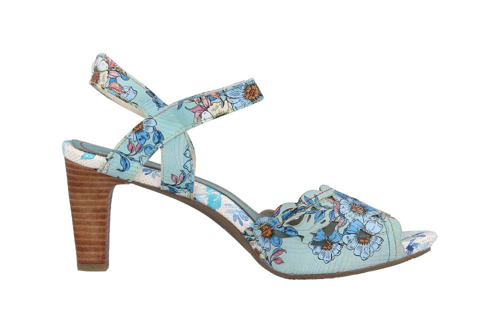 Laura Vita Sandaletten in Übergrößen Mehrfarbig ALBANE 51 Bleu große Damenschuhe Jubiläumsangebot
