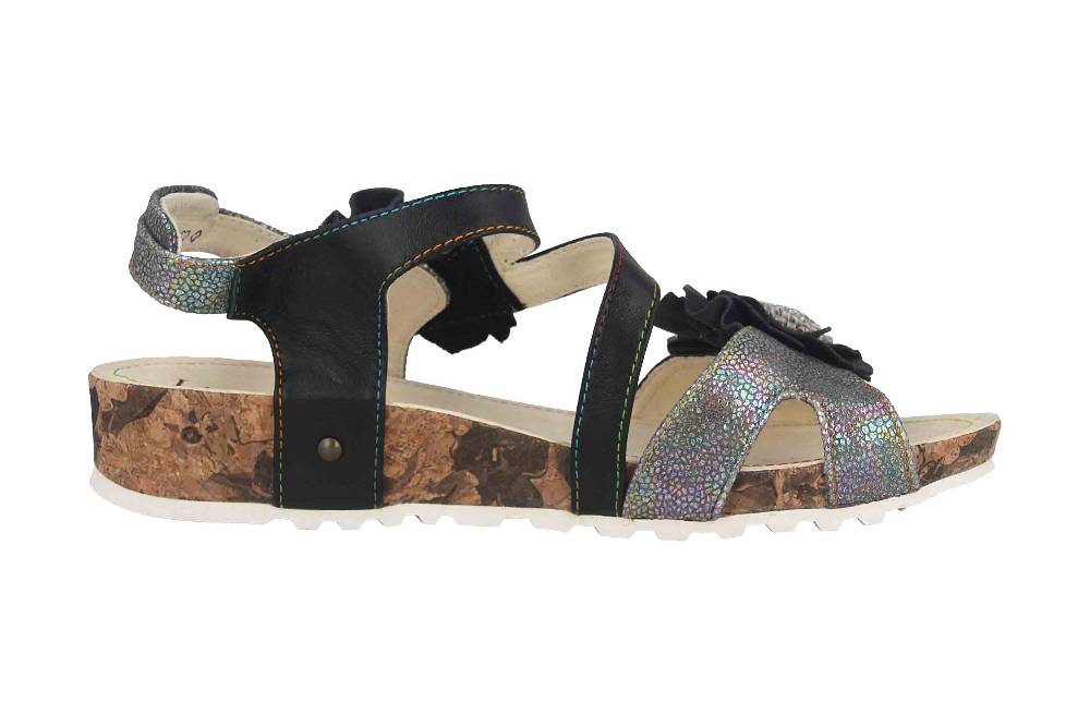 Laura Vita Sandalen in Übergrößen Mehrfarbig BRCYANO 68 Noir große Damenschuhe Heißer Verkauf