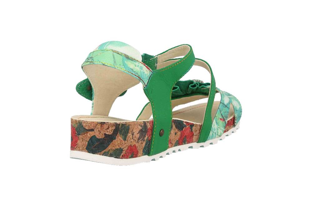 Laura Vita Sandalen in Übergrößen Mehrfarbig BRCYANO 68 Vert große Damenschuhe Top Angebot