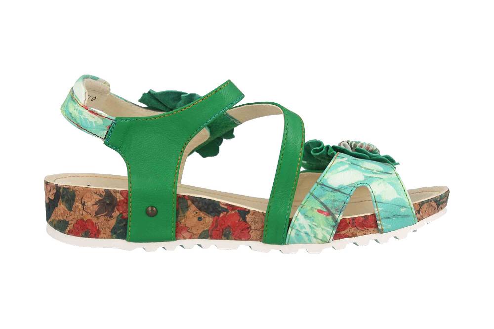 Laura Vita Sandalen in Übergrößen Mehrfarbig BRCYANO 68 Vert große Damenschuhe Top Angebot