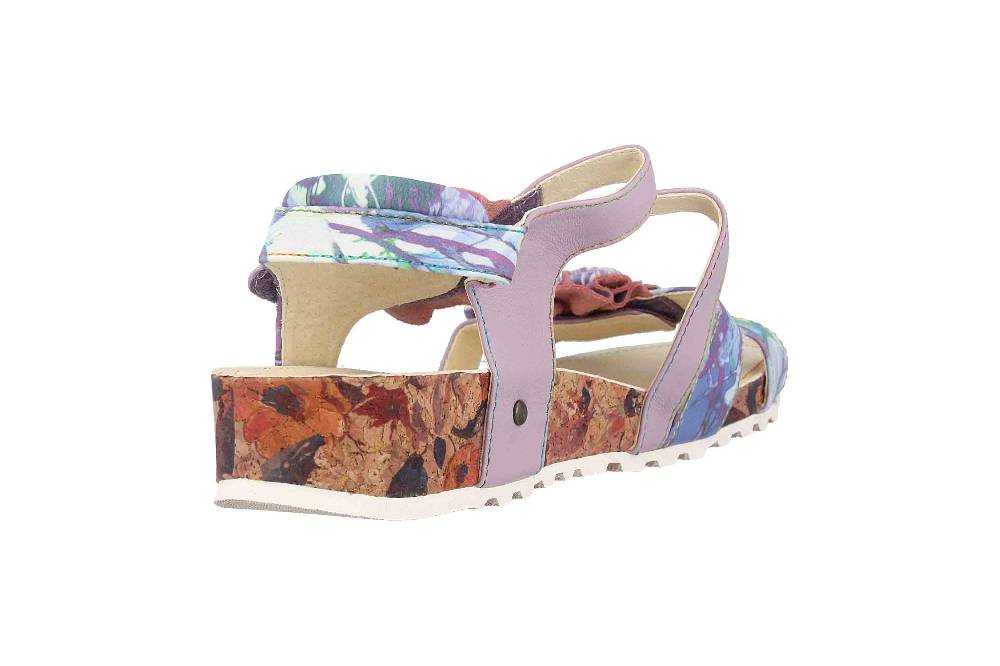 Laura Vita Sandalen in Übergrößen Mehrfarbig BRCYANO 68 Lilas große Damenschuhe Neueste Mode