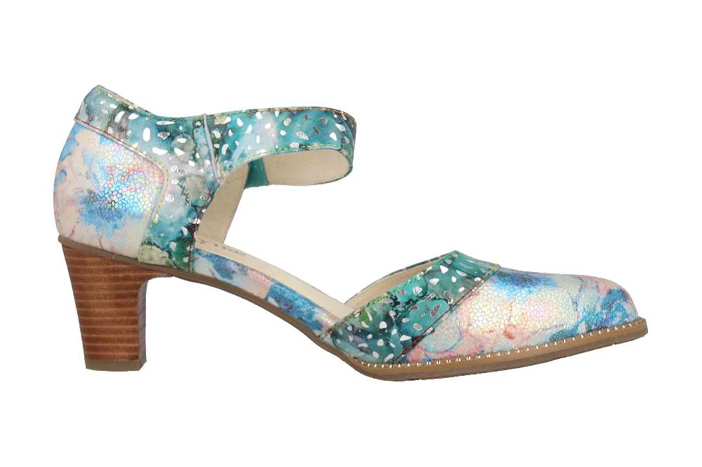 Laura Vita Pumps in Übergrößen Mehrfarbig ELCODIEO 232 Turquoise große Damenschuhe Online Outlet