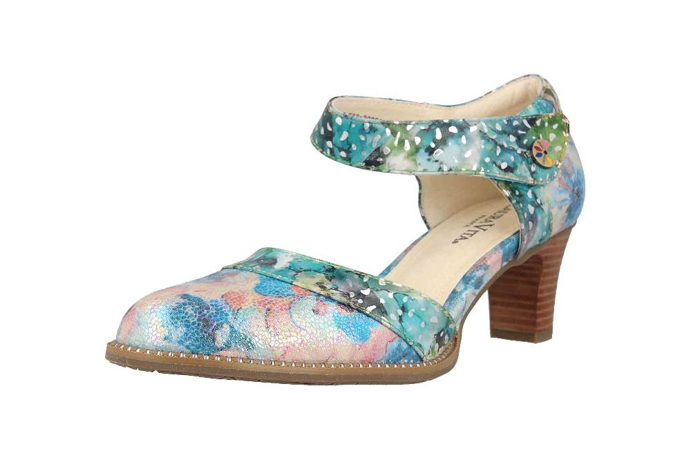 Laura Vita Pumps in Übergrößen Mehrfarbig ELCODIEO 232 Turquoise große Damenschuhe Online Outlet