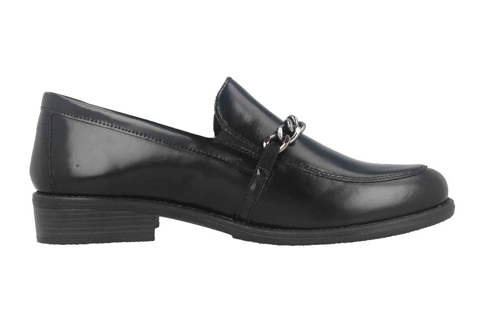 Remonte Slipper in Übergrößen Schwarz D0F03-01 große Damenschuhe Tiefpreis