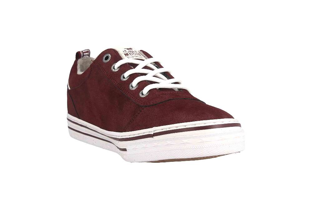 Mustang Shoes Sneaker in Übergrößen Bordeaux 1354-312-55 große Damenschuhe Letzte 3 Tage
