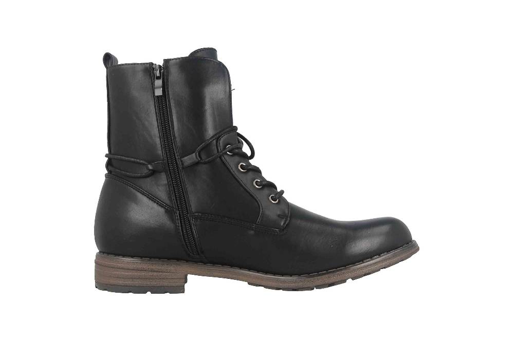Fitters Footwear Vera Stiefeletten in Übergrößen Schwarz 2.252323 Black große Damenschuhe Bis zu 65% Rabatt