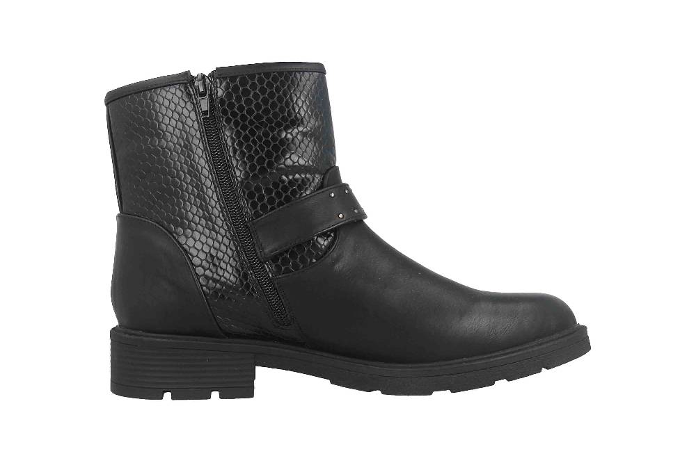 Fitters Footwear Lexi Stiefeletten in Übergrößen Schwarz 2.237232 Black große Damenschuhe Nur für heute