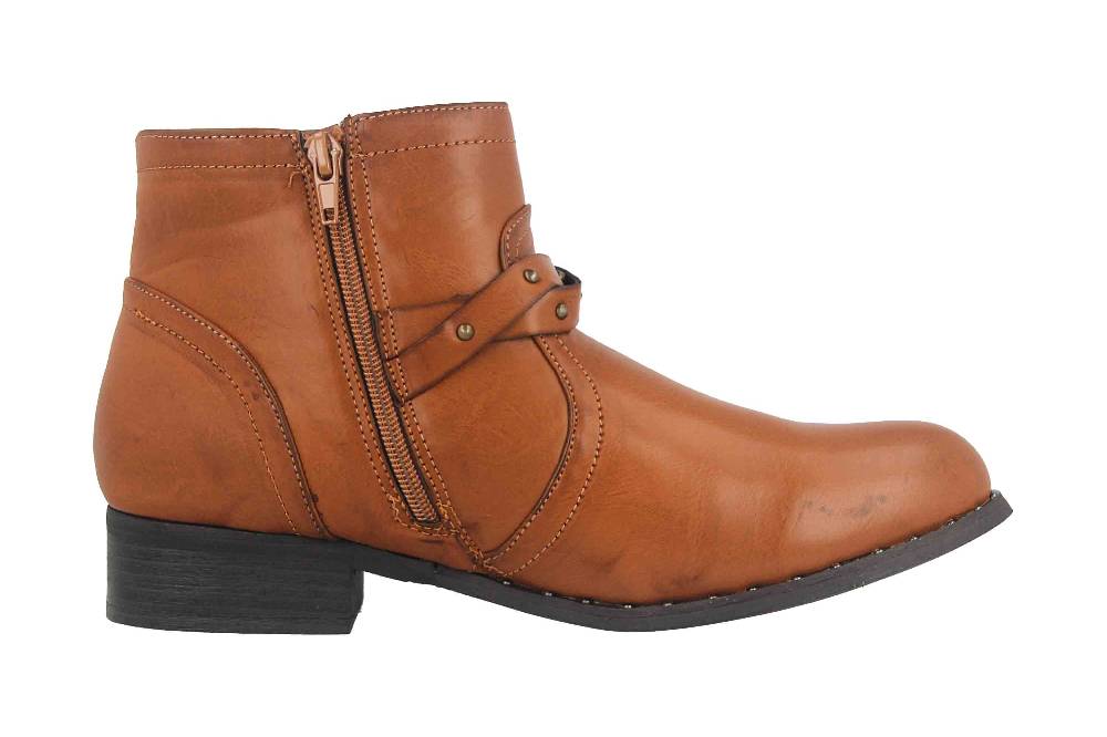 Fitters Footwear Shannon Stiefeletten in Übergrößen Braun 2.239201 Brandy große Damenschuhe Sonderangebot der Fabrik