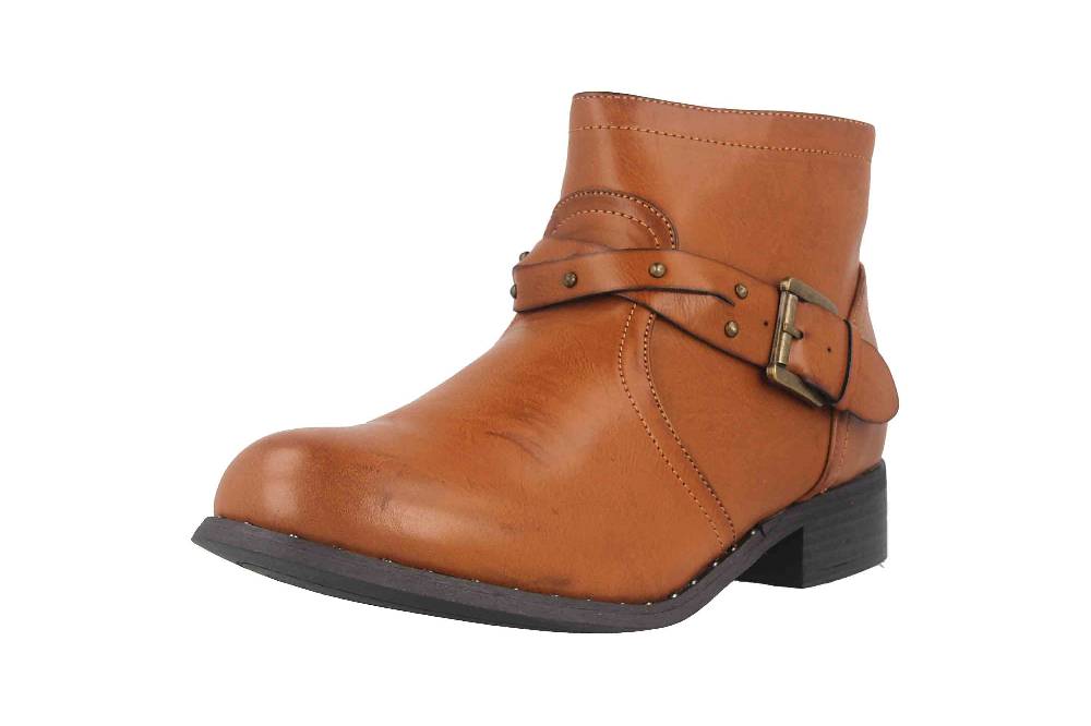 Fitters Footwear Shannon Stiefeletten in Übergrößen Braun 2.239201 Brandy große Damenschuhe Sonderangebot der Fabrik
