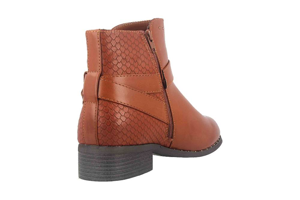 Fitters Footwear Alma Stiefeletten in Übergrößen Braun 2.239210 Brandy große Damenschuhe Vierteljährliche Förderung