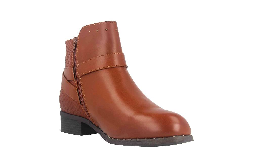 Fitters Footwear Alma Stiefeletten in Übergrößen Braun 2.239210 Brandy große Damenschuhe Vierteljährliche Förderung