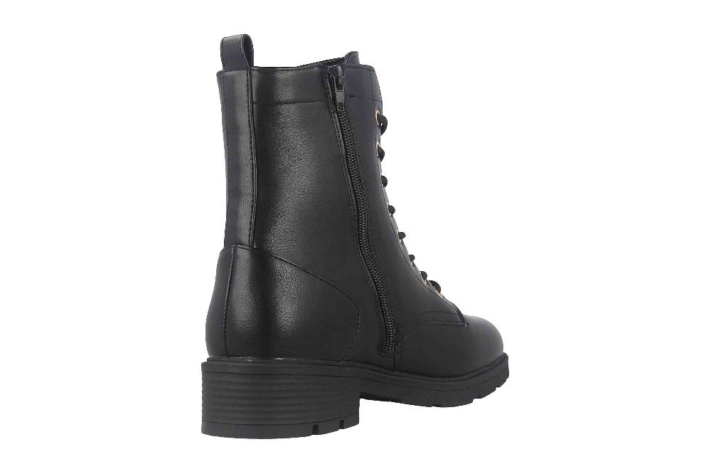 Fitters Footwear Angela Stiefeletten in Übergrößen Schwarz 2AA0380202 Black große Damenschuhe Clearance-Verkauf