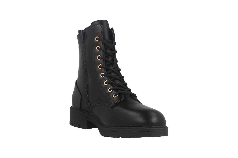 Fitters Footwear Angela Stiefeletten in Übergrößen Schwarz 2AA0380202 Black große Damenschuhe Clearance-Verkauf