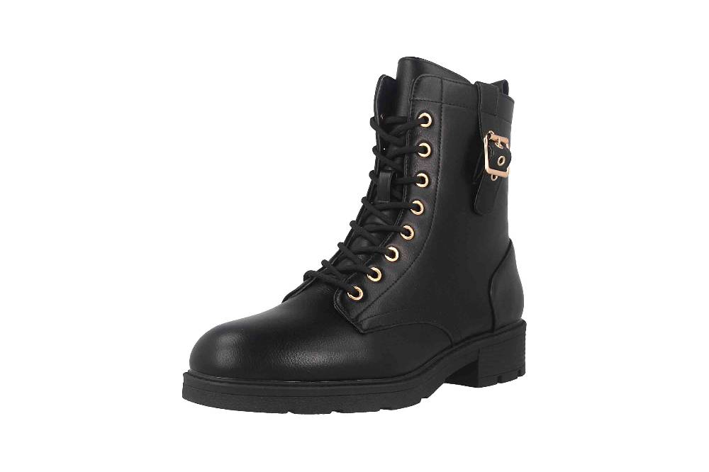 Fitters Footwear Angela Stiefeletten in Übergrößen Schwarz 2AA0380202 Black große Damenschuhe Clearance-Verkauf