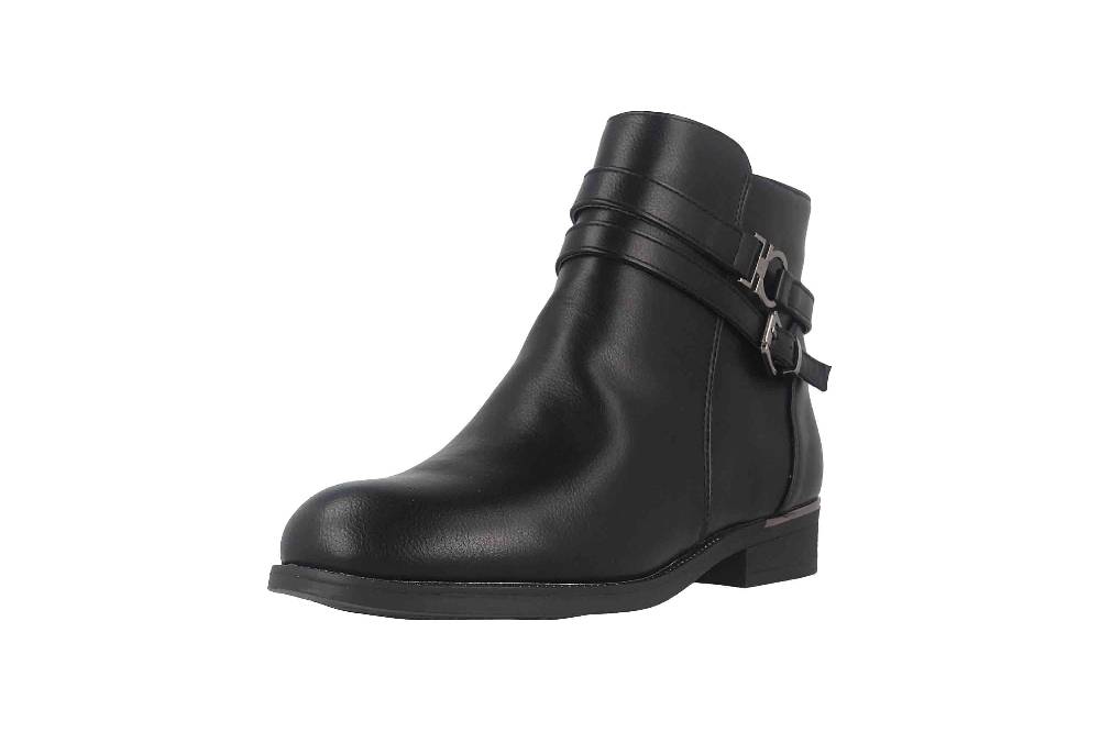 Fitters Footwear Sina Stiefeletten in Übergrößen Schwarz 2AA0211306 Black große Damenschuhe Begrenzt auf 3 Tage
