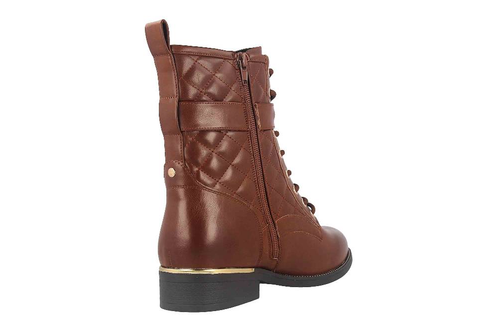 Fitters Footwear Kata Stiefeletten in Übergrößen Braun 2AA0210203 Cognac große Damenschuhe Speichern exportieren