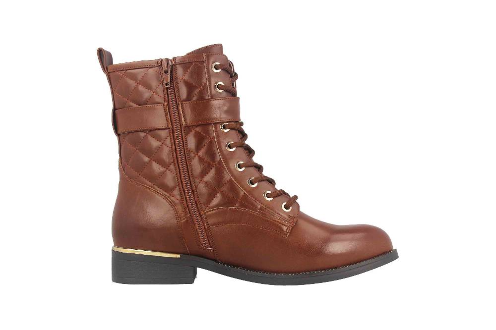 Fitters Footwear Kata Stiefeletten in Übergrößen Braun 2AA0210203 Cognac große Damenschuhe Speichern exportieren