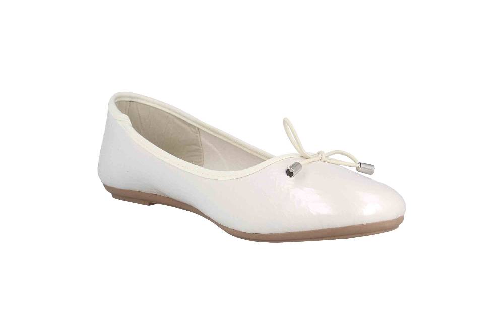 Fitters Footwear Mila Ballerinas in Übergrößen Weiß 2.514362 Off White große Damenschuhe Im Verkauf