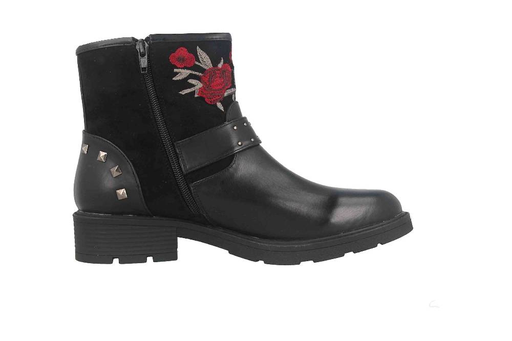 Fitters Footwear Tara Boots in Übergrößen Schwarz 2237240 Black große Damenschuhe zollfrei