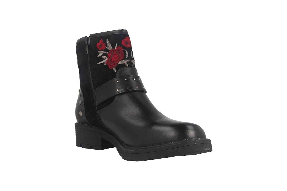 Fitters Footwear Tara Boots in Übergrößen Schwarz 2237240 Black große Damenschuhe zollfrei