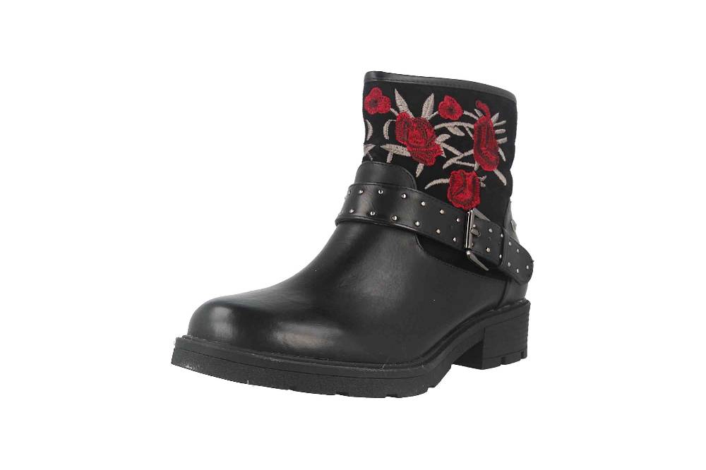 Fitters Footwear Tara Boots in Übergrößen Schwarz 2237240 Black große Damenschuhe zollfrei