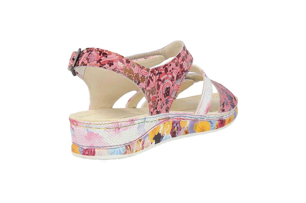 Laura Vita Sandalen in Übergrößen Mehrfarbig BRCUELO 06 Cerise große Damenschuhe Rabatte dieses Monats