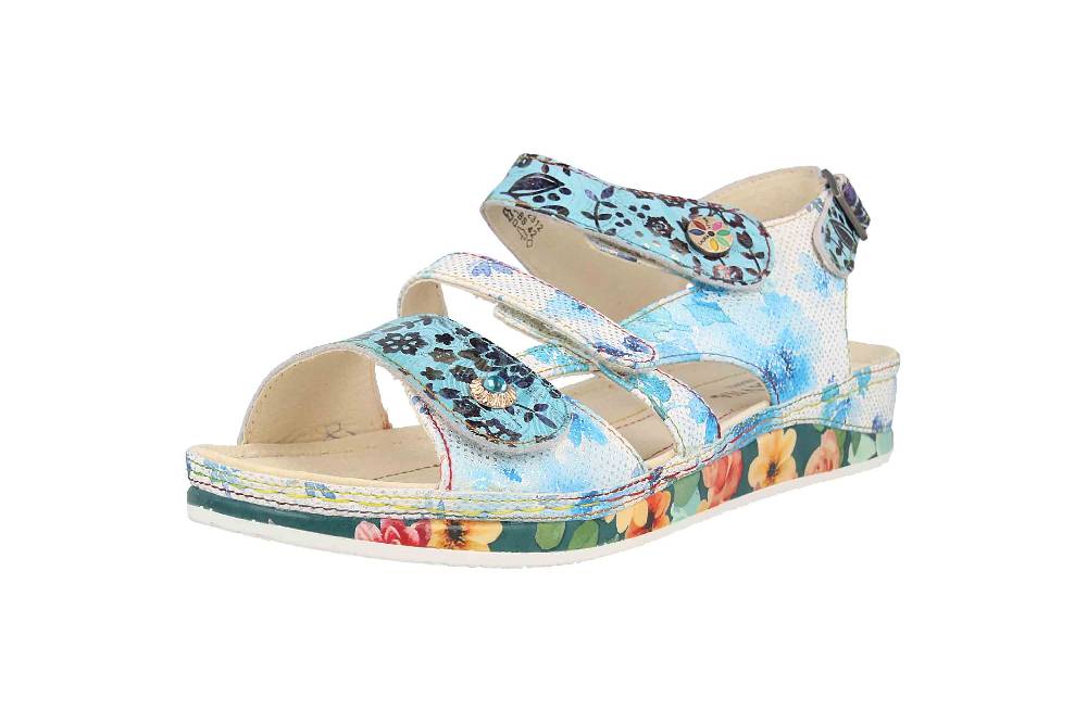 Laura Vita Sandalen in Übergrößen Mehrfarbig BRCUELO 06 Indigo große Damenschuhe 2025