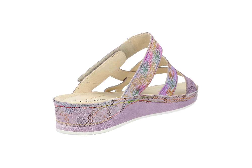 Laura Vita Pantoletten in Übergrößen Mehrfarbig BRUEL 05 Lilas große Damenschuhe Outlet