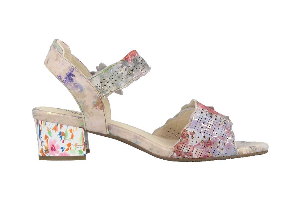 Laura Vita Sandaletten in Übergrößen Mehrfarbig HUCBIO 05 Gris große Damenschuhe Fabrikverkauf