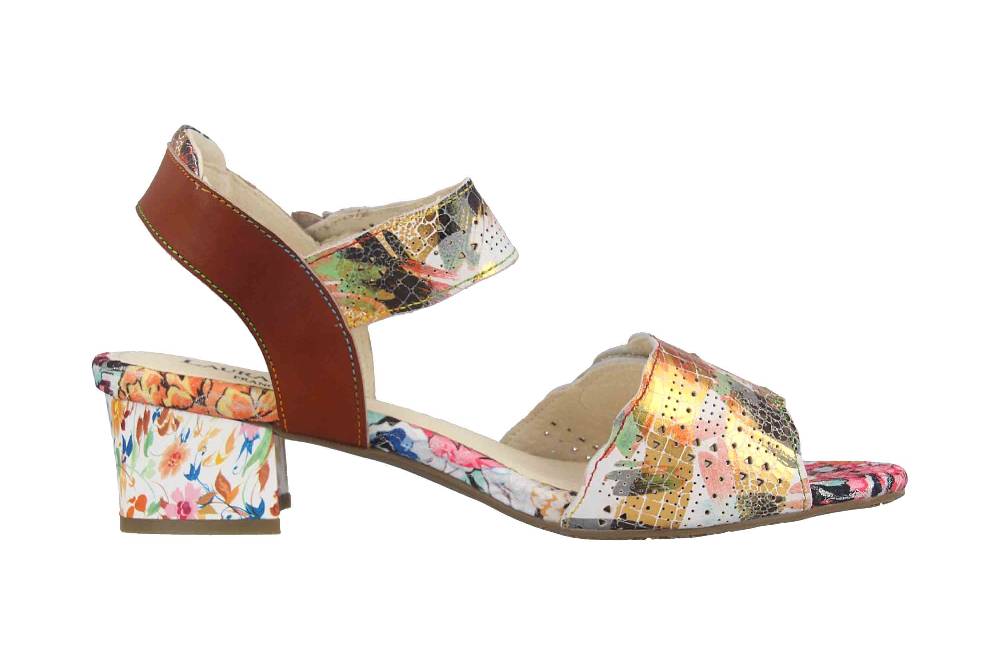 Laura Vita Sandaletten in Übergrößen Mehrfarbig HUCBIO 05 Ambre große Damenschuhe Meist gekauft