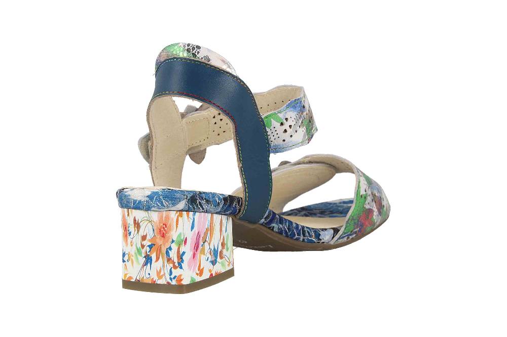 Laura Vita Sandaletten in Übergrößen Mehrfarbig HUCBIO 05 Bleu große Damenschuhe Blitzverkäufe