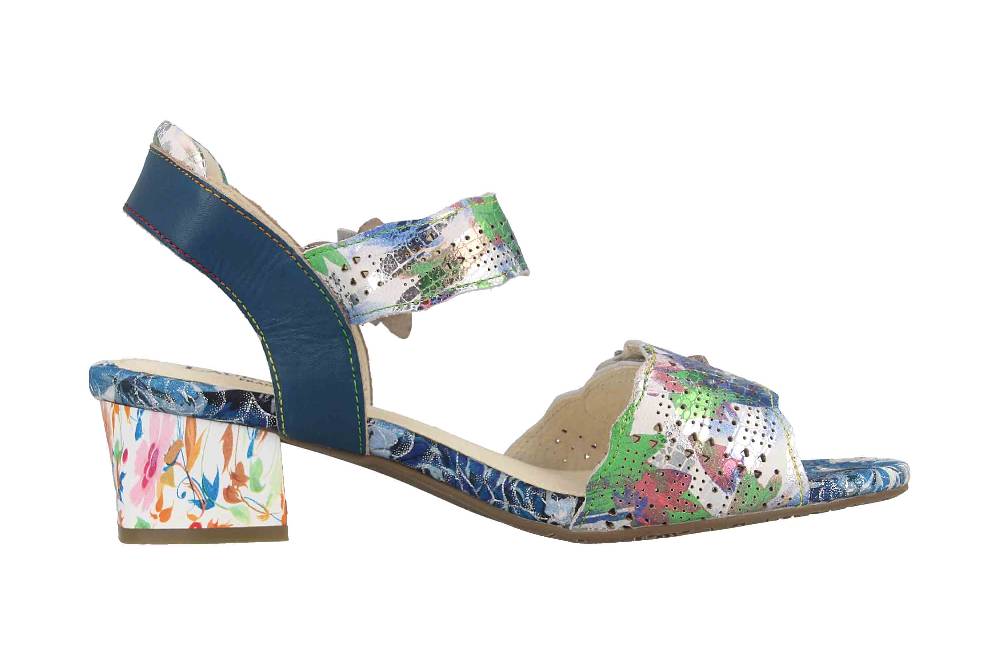 Laura Vita Sandaletten in Übergrößen Mehrfarbig HUCBIO 05 Bleu große Damenschuhe Blitzverkäufe