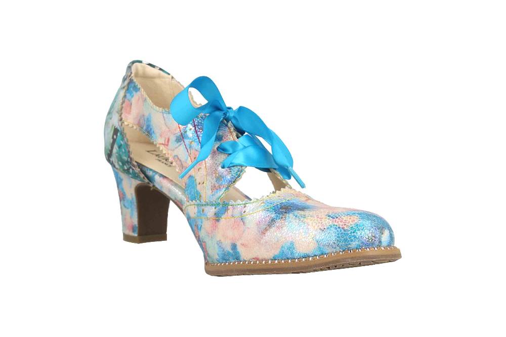 Laura Vita Pumps in Übergrößen Mehrfarbig ELCODIEO 0422 Indigo große Damenschuhe Kostenloser Versand