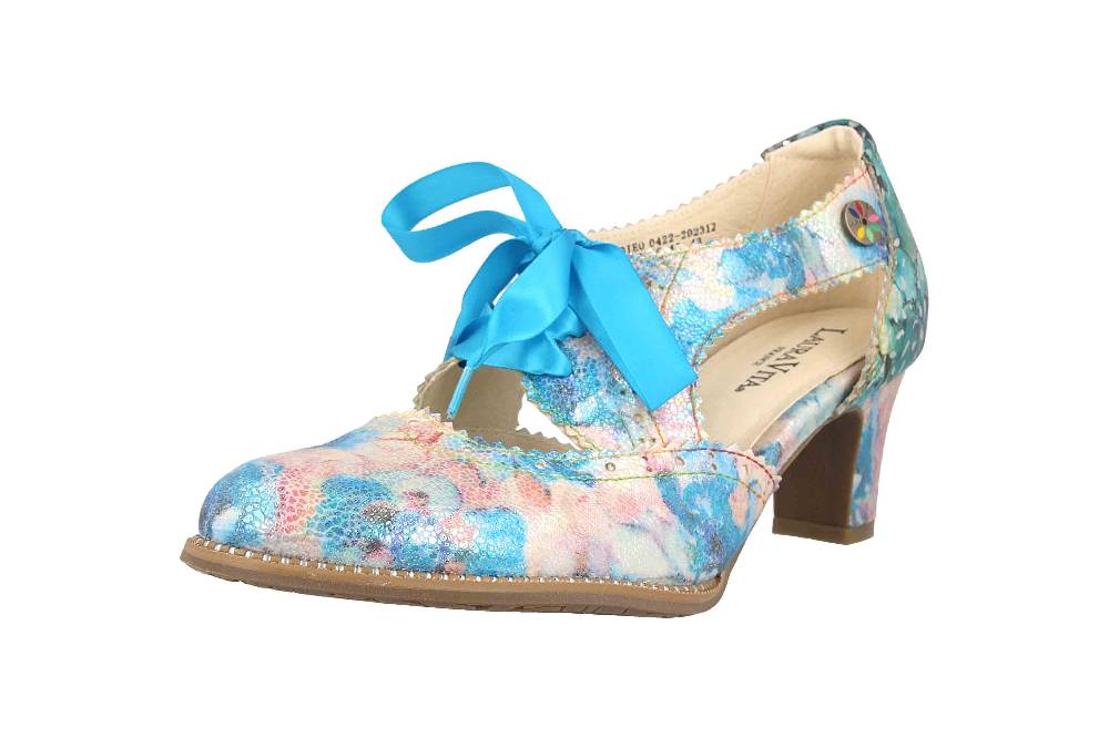 Laura Vita Pumps in Übergrößen Mehrfarbig ELCODIEO 0422 Indigo große Damenschuhe Kostenloser Versand