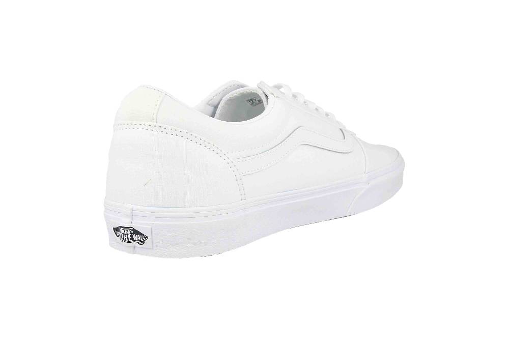 VANS MN Ward CANVAS (Canvas) white/white Sneaker in Übergrößen Weiß VN0A38DM7HN1 große Herrenschuhe Sonderangebot