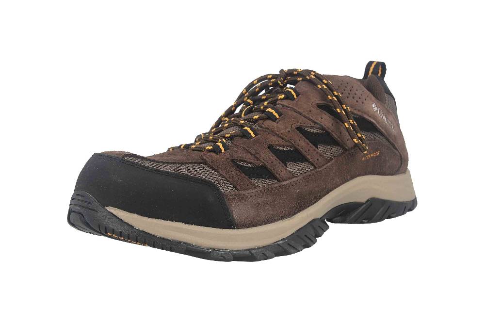Columbia CRESTWOOD™ WP Trekkingschuhe in Übergrößen Braun BM 5372-255 große Herrenschuhe Rabatt