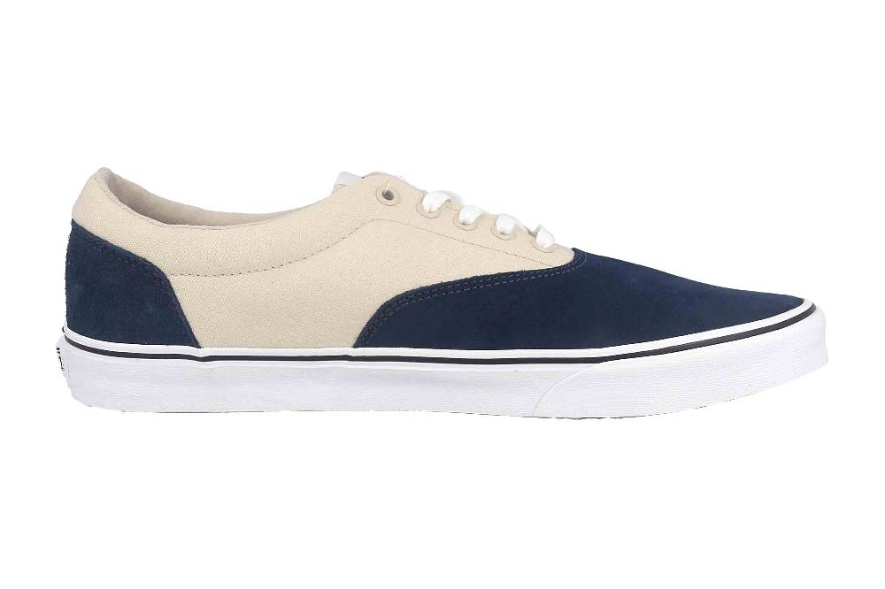 VANS MN Doheny SUEDE (RETRO SUEDE) DRS BLS/WHT Sneaker in Übergrößen Mehrfarbig VN0A3MTF80M1 große Herrenschuhe Großer Ausverkauf