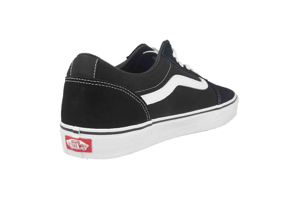 VANS MN WARD (Suede Canvas) Sneaker in Übergrößen Schwarz VN0A36EMC4R1 große Herrenschuhe Online Shopping