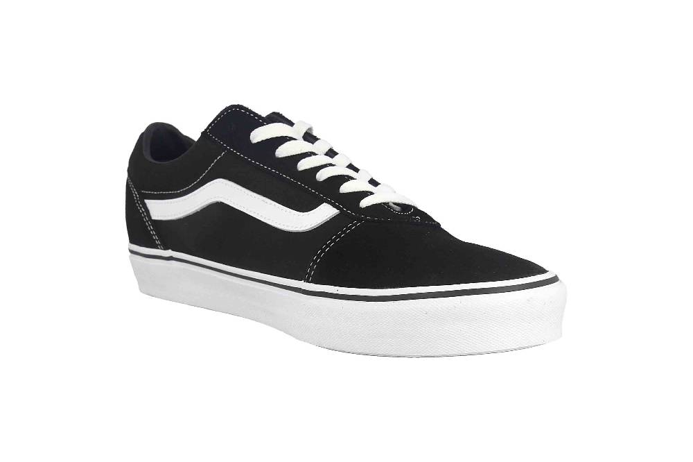 VANS MN WARD (Suede Canvas) Sneaker in Übergrößen Schwarz VN0A36EMC4R1 große Herrenschuhe Online Shopping