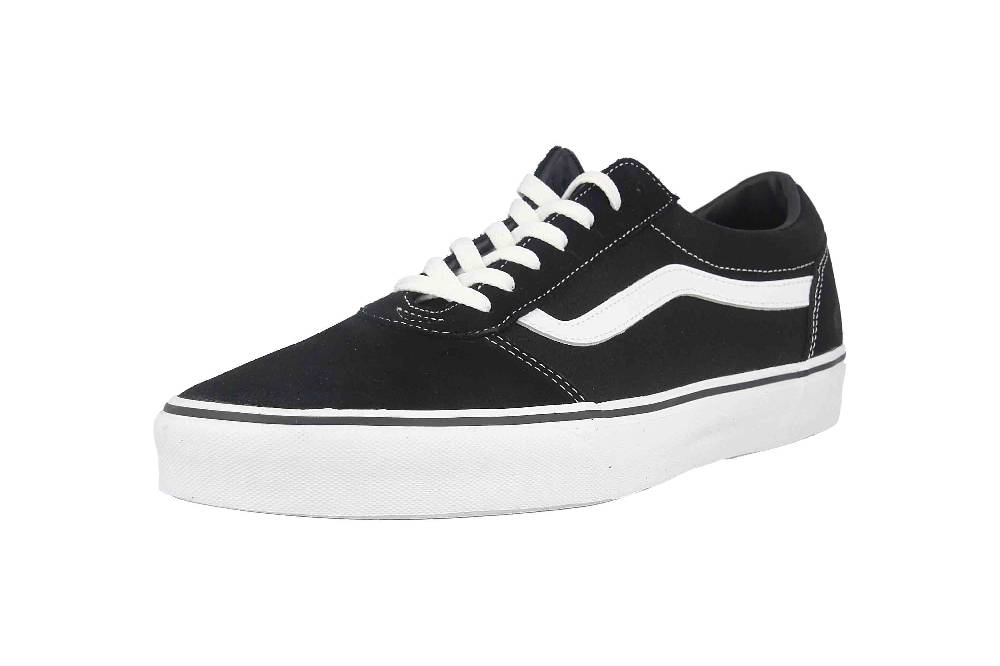 VANS MN WARD (Suede Canvas) Sneaker in Übergrößen Schwarz VN0A36EMC4R1 große Herrenschuhe Online Shopping