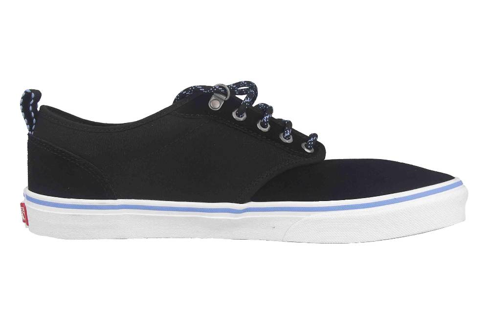 VANS MN Atwood (OUTDOOR) BLACK/WHITE Sneaker in Übergrößen Schwarz VN000XB0UGV1 große Herrenschuhe Jubiläumsangebot