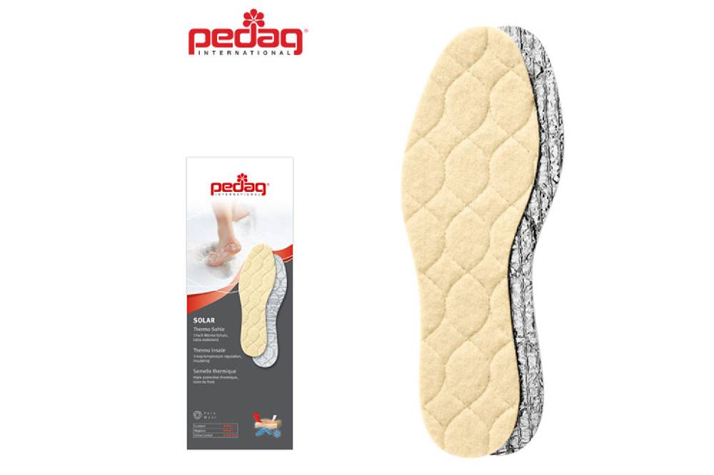 pedag - SOLAR - Extrem wärmende Einlegesohle Blitzangebot