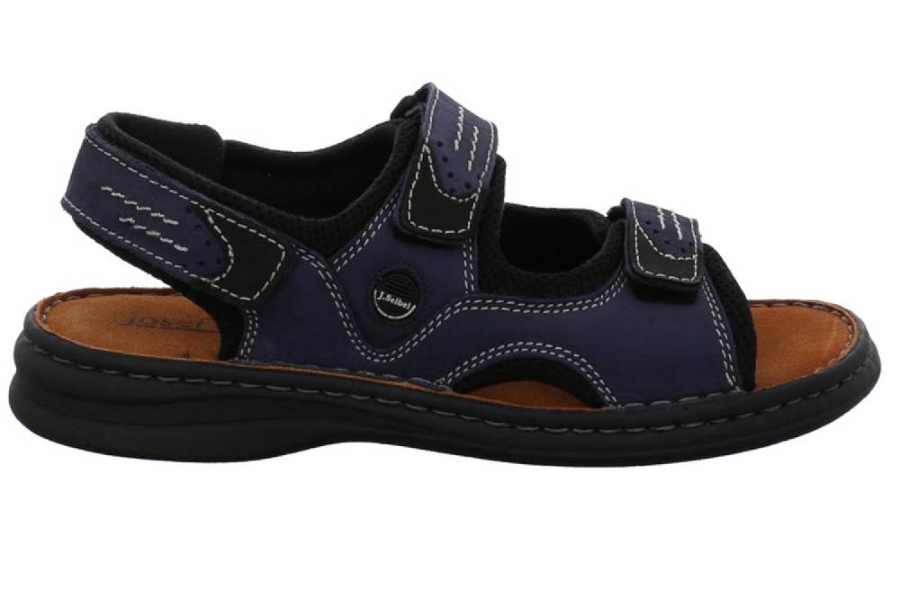 Josef Seibel Sandalen in Übergrößen Blau 10236 11 582 große Herrenschuhe zollfrei