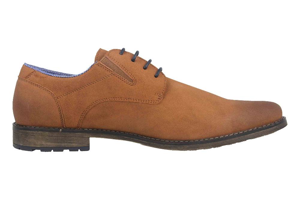Mavins Halbschuhe in Übergrößen Beige 3HH0180302 3800 Sand PU Nubuck große Herrenschuhe Verkauf