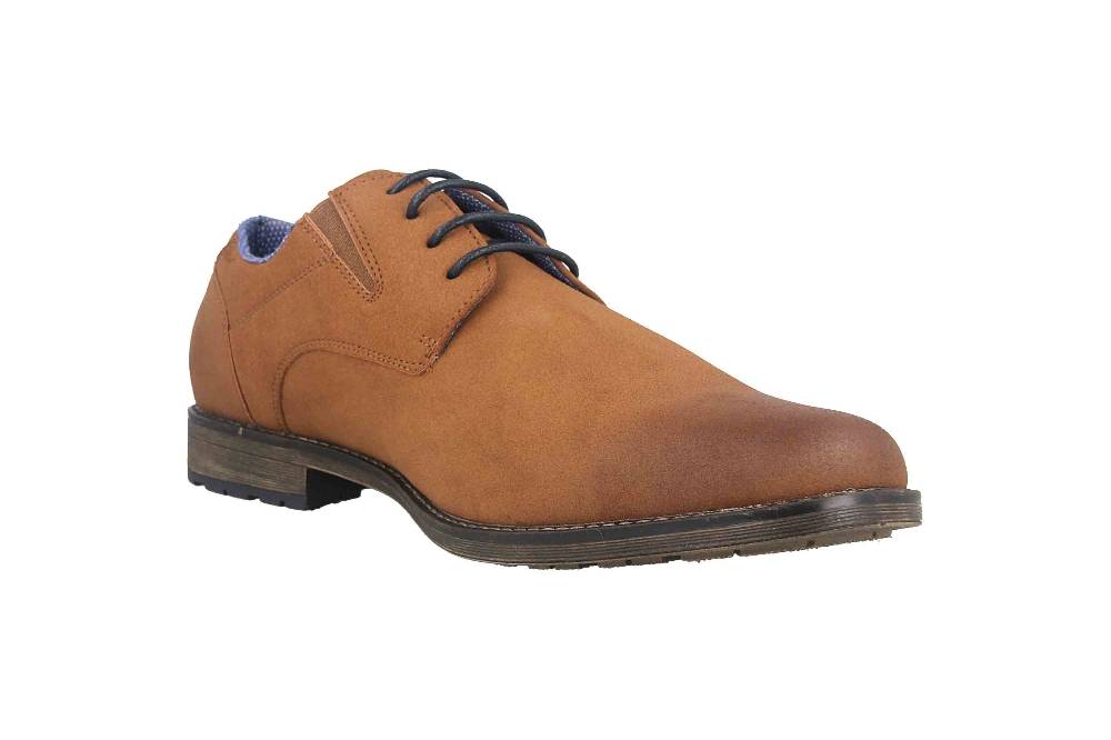 Mavins Halbschuhe in Übergrößen Beige 3HH0180302 3800 Sand PU Nubuck große Herrenschuhe Verkauf