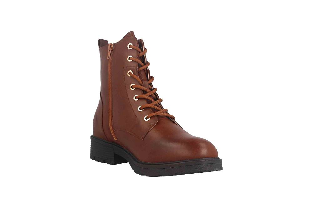 Fitters Footwear Stiefeletten in Übergrößen Braun 2237233 Perunscha Brandy große Damenschuhe Kauf eins, bekomm eins gratis